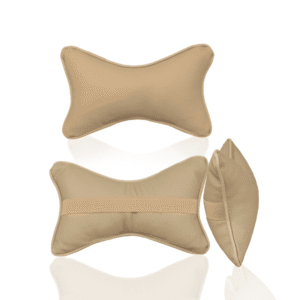 NECK PILLOW POLYFILL for Car (SET OF 2) Beige
