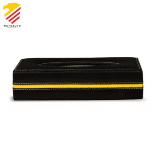 Car Tissue Box (Premium) - Black/Yellow